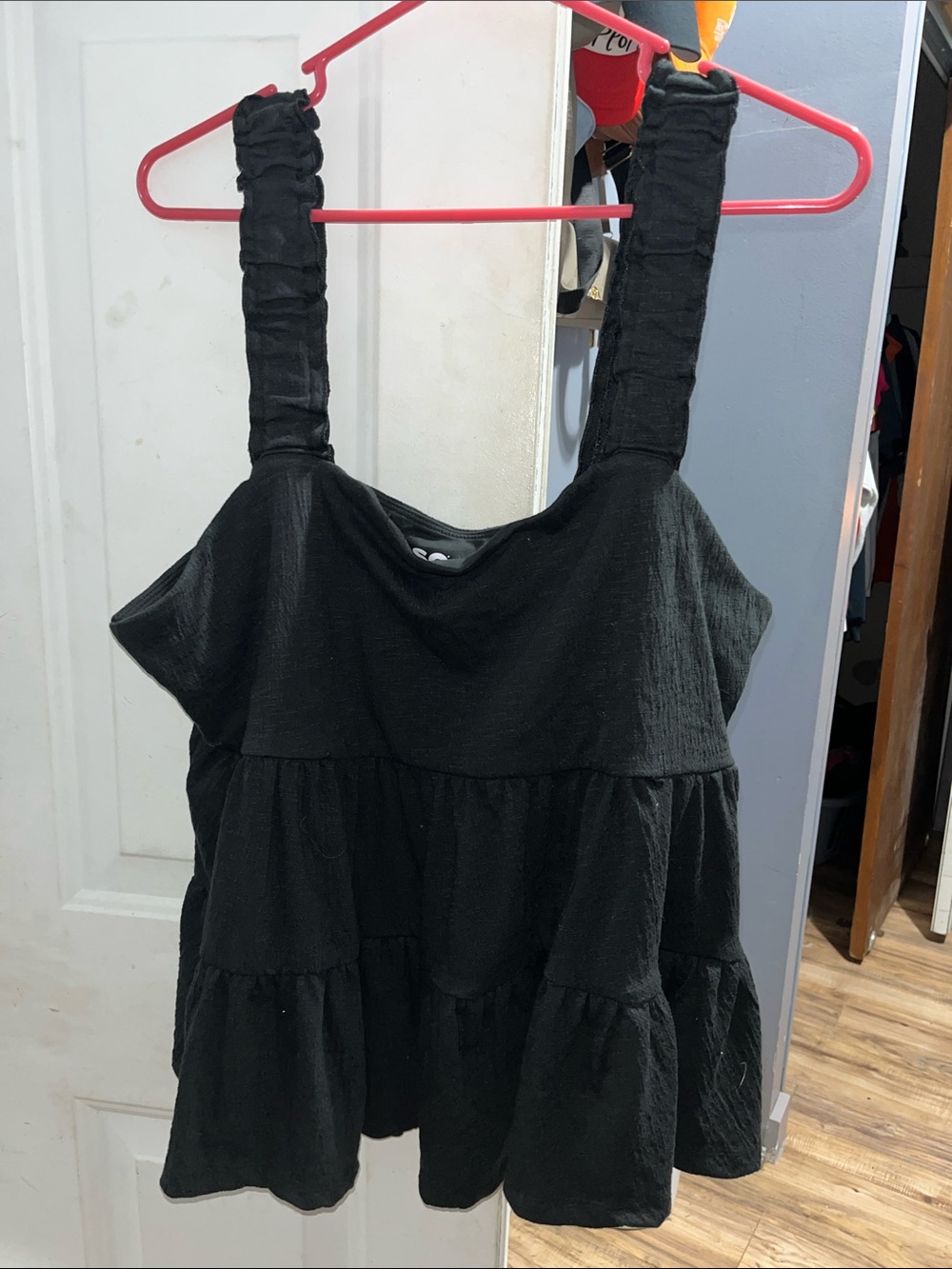 SO Black Tank Top - 2X